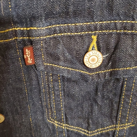 Levi's denim jacket sz xs - Picture 2 of 5
